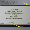 Màn hình cảm ứng Lenovo Thinkpad T570 T570S, P51S, 00UR888, 00UR889 full HD(1920 x 1080)