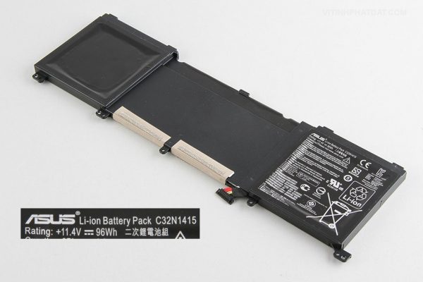 Pin C32N1415 cho laptop Asus G501VW, G501JW, UX501VW, UX501JW, UX501 Series. ZenBook Pro UX501, JW4720 - Mã pin C32N1415 (11.4V 96Wh)