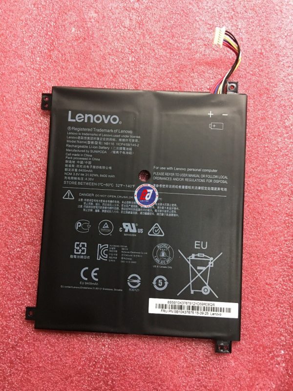 Pin Lenovo IdeaPad 100S-11IBY, NB116 1ICP4/58/145-2 (3.8V-31.92Wh)